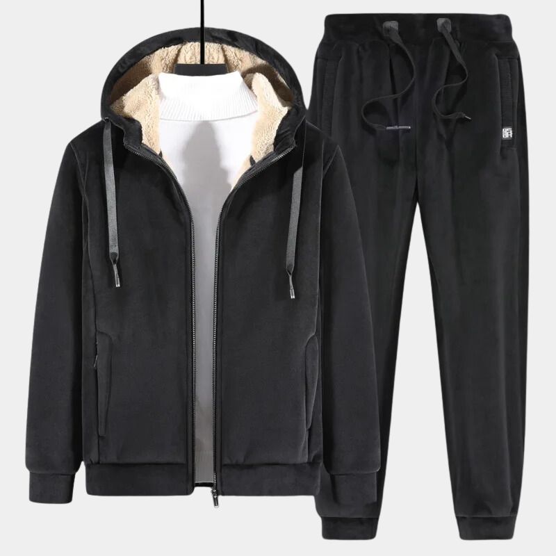 Castor | Classic fleece-lined warm tracksuit for men