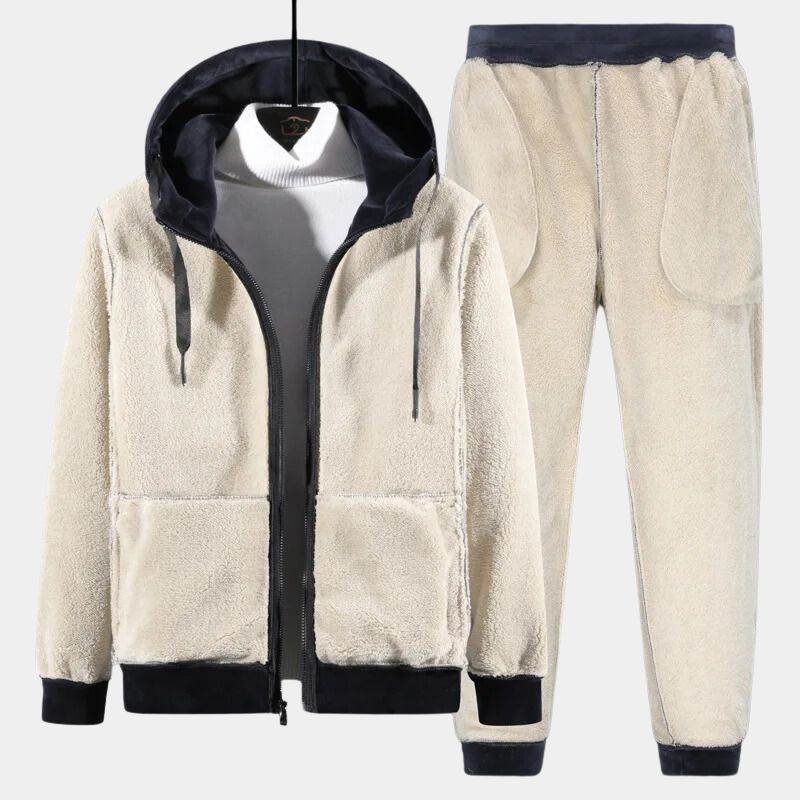 Castor | Classic fleece-lined warm tracksuit for men