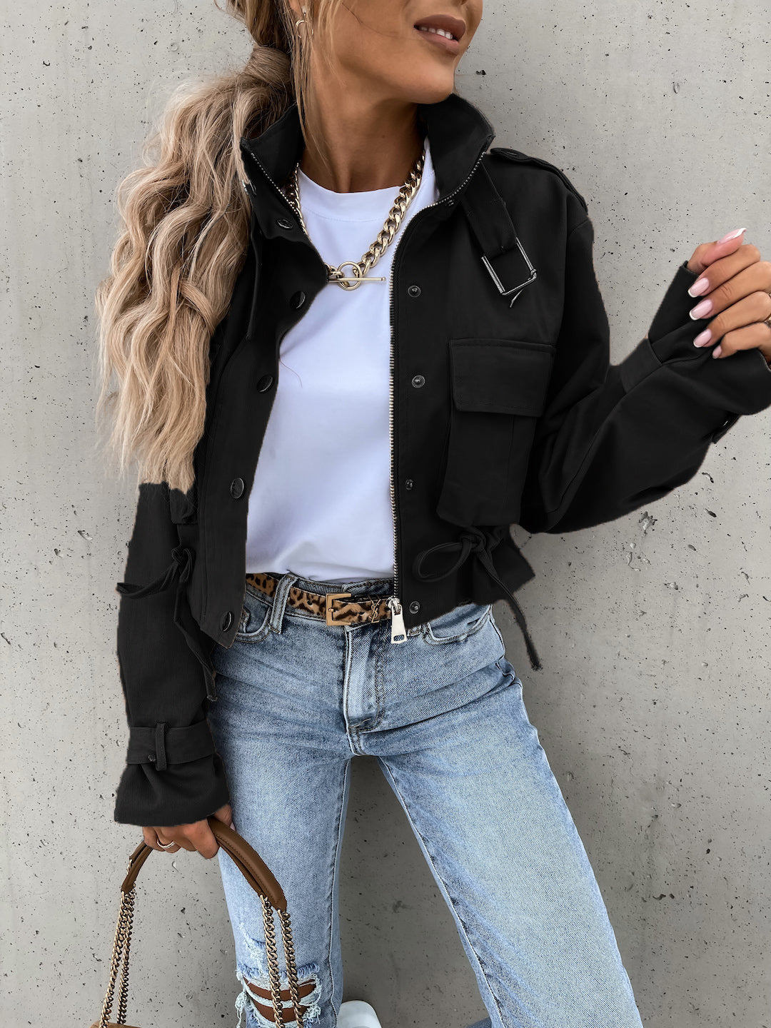 Mackenzie - Trendy & Modern Cropped Jacket