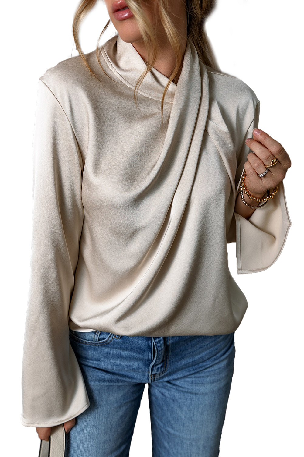 Bella - Women's Elegant Long Sleeve Blouse