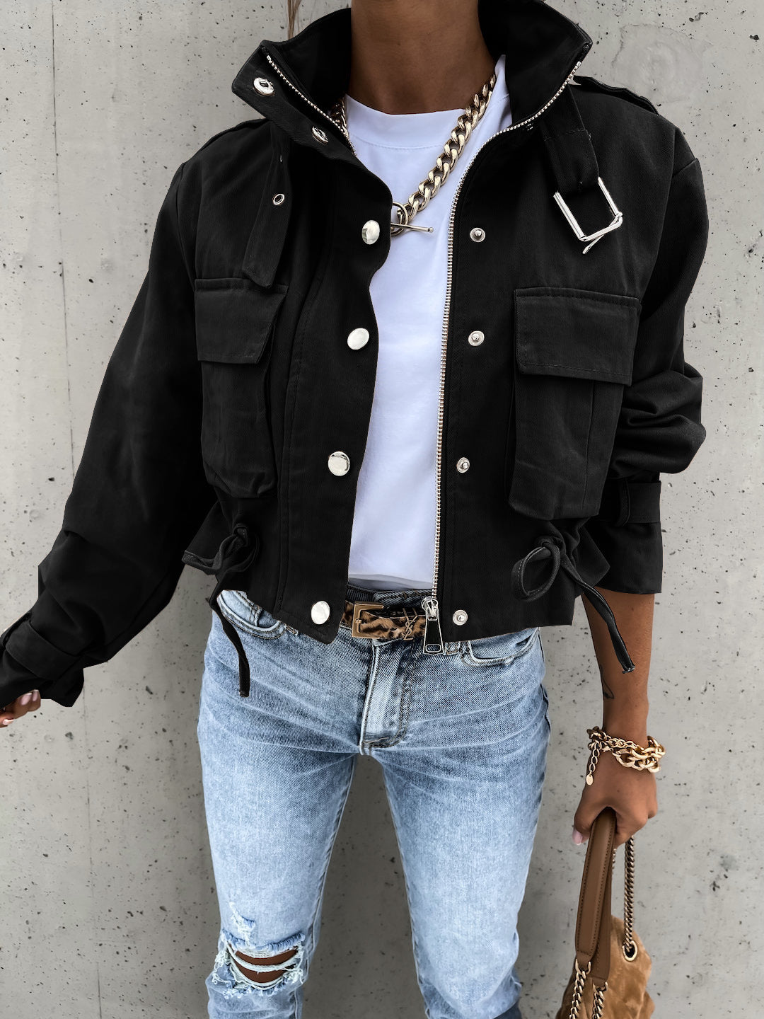 Mackenzie - Trendy & Modern Cropped Jacket