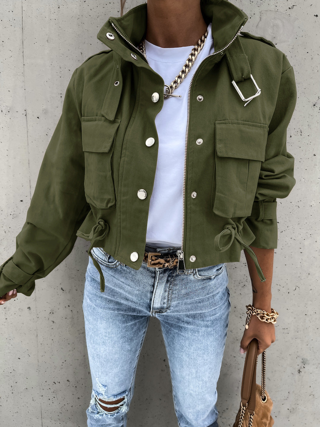 Mackenzie - Trendy & Modern Cropped Jacket