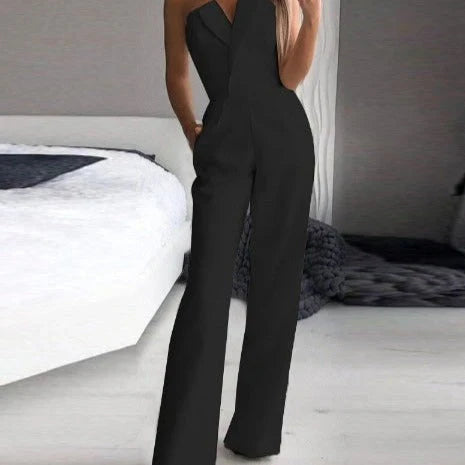 Amity - Elegant and Fashionable Strapless Jumpsuit